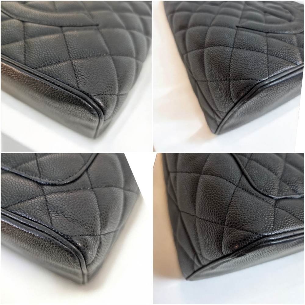 ✨️Authentic Chanel Black Medallion Caviar Leather Tote Bag (Excellent Condition) - Picture 13 of 16